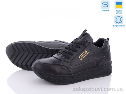  \ Кроссовки Dan Marest BL5202-2 чорн. шкіра #2