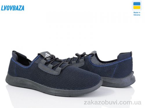 Ambitionfly \ Кроссовки Lvovbaza Paolla 189-3201 синя сітка #2