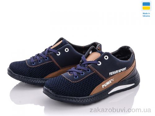 Apollo \ Кроссовки Paolla Sunshine D6-3P сине-коричневый #2