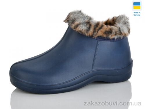 Сапоги из пены Selena D33 хутро синій Сапоги из пены Selena D33 хутро синій