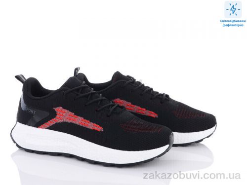 dadanier \ Кроссовки Violeta 143-28 black-red #2